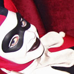 Harley Quinn relaxing at home